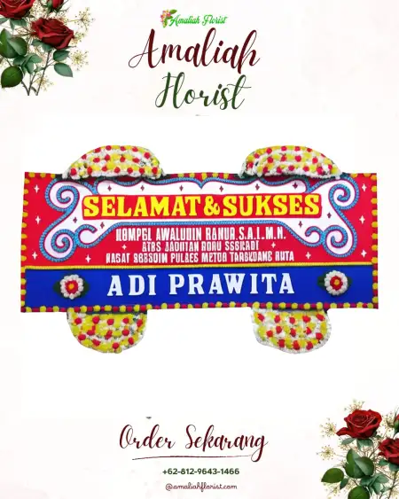 Papan Bunga Ucapan Selamat Patrang