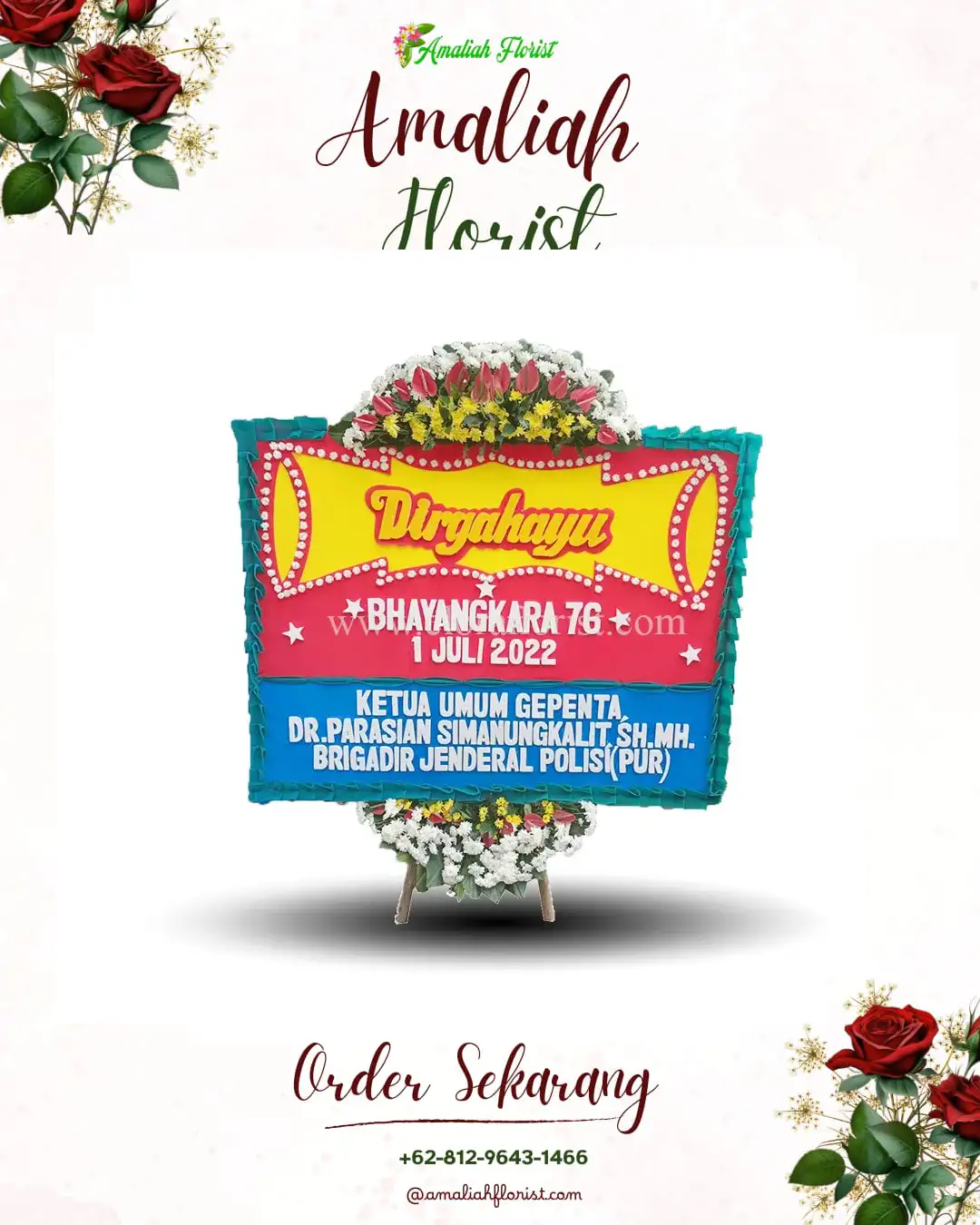 Papan Bunga HUT Ulang Tahun Patrang